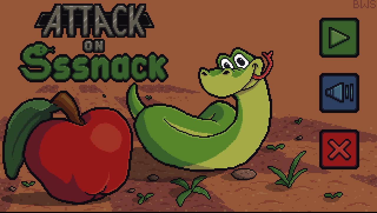 Attack on Sssnack Title Screen